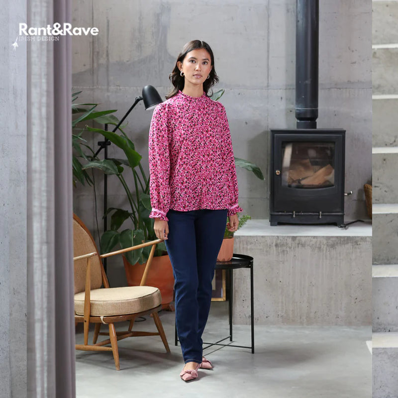 Vera Straight Tummy Tuck Jea - Dark Indigo