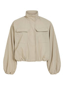Selma Crop Jacket - Pale Khaki