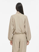 Selma Crop Jacket - Pale Khaki