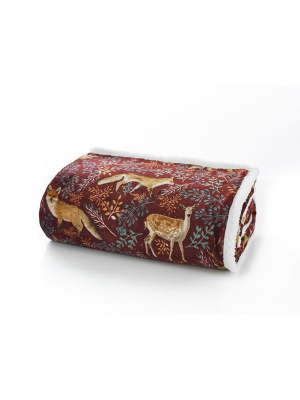 Mulberry Fox and Deer Throw 140x180cm