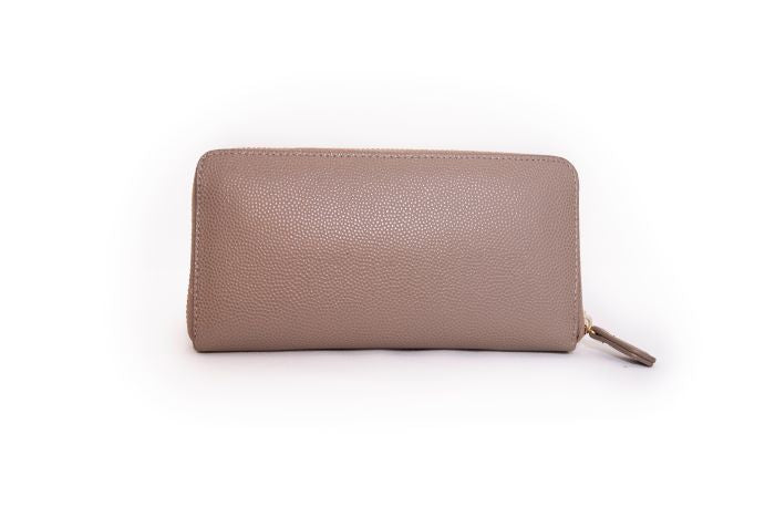 Divina Zip Around Wallet - Taupe