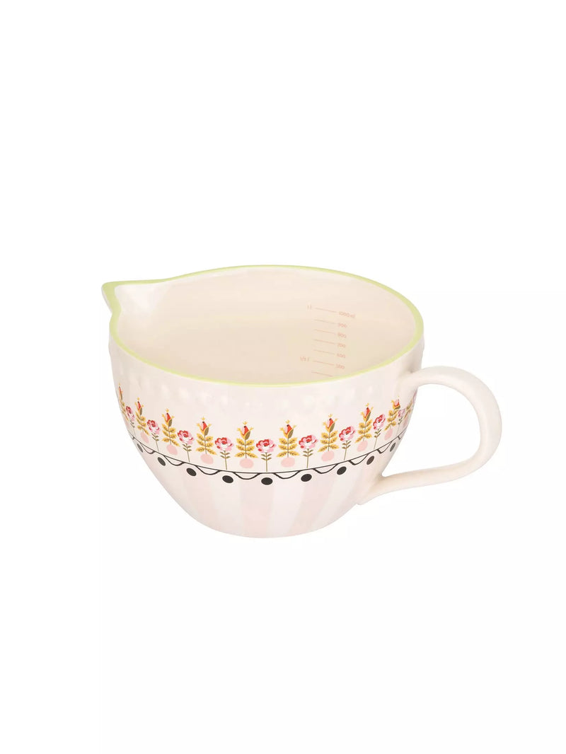 Painted Table Ceramic Batter Jug