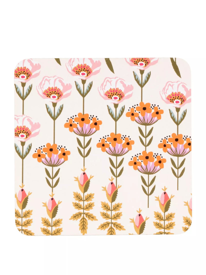 Painted Table Set of 4 Coasters