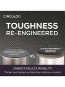 ScratchDefense 28cm Sauté Pan