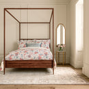 Chintz Reverie Duvet Cover Set - Red/Teal