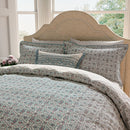 Ribbon Lattice Duvet Cover Set - Teal