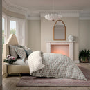 Ribbon Lattice Duvet Cover Set - Teal