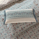 Ribbon Lattice Duvet Cover Set - Teal