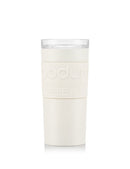Travel Mug 0.35L with Clear Lid - Off White