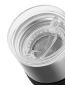 Travel Mug 0.35L with Clear Lid - Stainless Steel