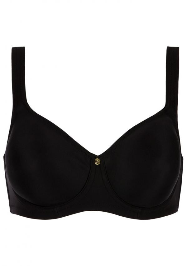 Non Wired Moulded Cup Bra - Black