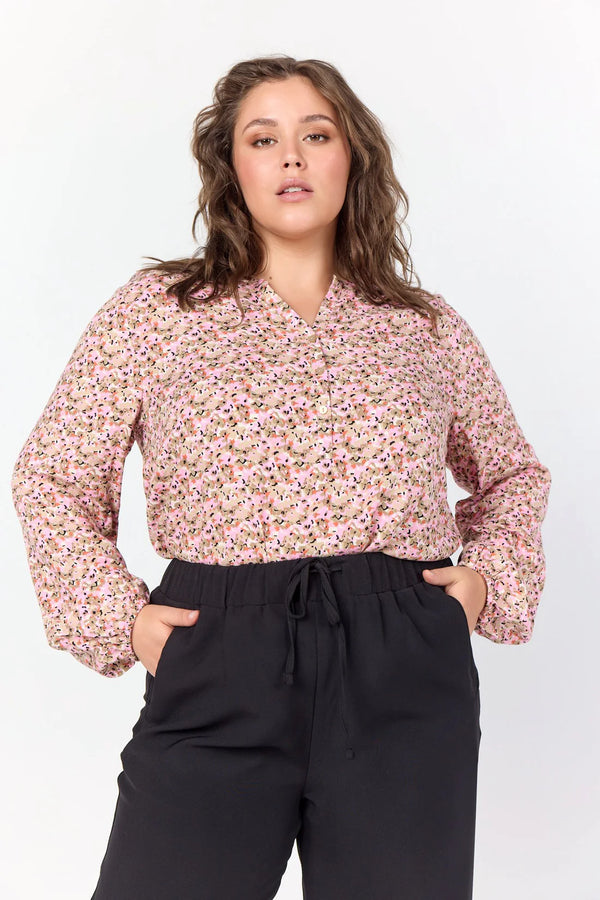 PRINT SHIRT - Pink