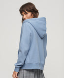 Essential Logo Zip Hoodie - Rich Blue