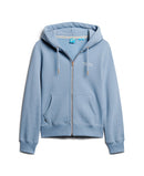 Essential Logo Zip Hoodie - Rich Blue
