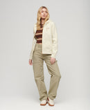 Essential Logo Zip Hoodie - Off White