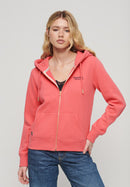 Essential Logo Zip Hoodie - Camping Pink