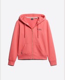 Essential Logo Zip Hoodie - Camping Pink
