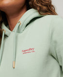 Essential Logo Hoodie - Linen Green