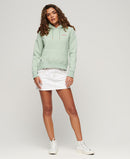 Essential Logo Hoodie - Linen Green