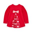 Lola Heart Print Legging Set - Vibrant Red