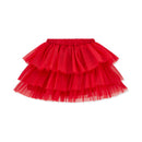 Layla Tulle Skirt Set - Vibrant Red