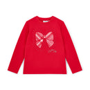 Lexi Check Bow Short Set - Vibrant Red