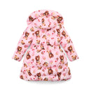 Lauren Bear Print Bow Jacket - Pink Fairy
