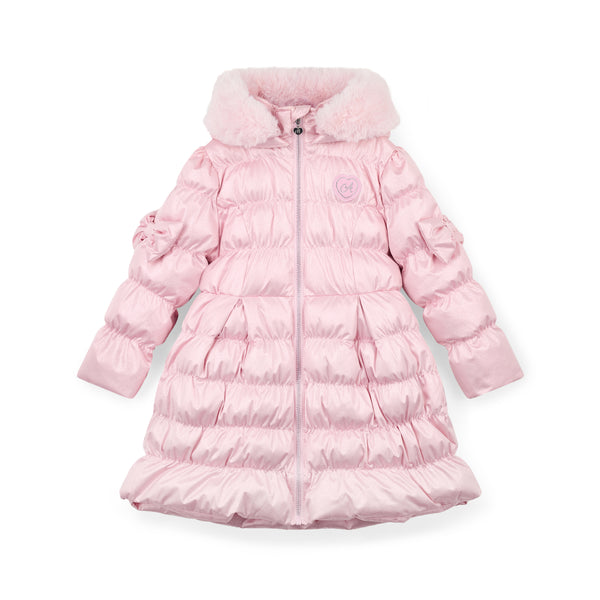 Montana Padded Metallic Jacket - Pink Fairy