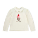 Mabel Bear Print Skirt Set - Snow White