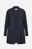 SOFT KNIT CARDIGAN - Navy
