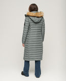 Fuji Longline Puffer Jacket - Balsam Green