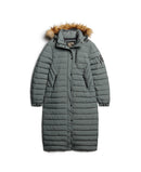 Fuji Longline Puffer Jacket - Balsam Green
