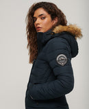 Fuji Longline Puffer Jacket - Nordic Chrome Navy