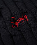 Dropped Shoulder Cable Jumper - Eclipse Navy