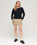 Dropped Shoulder Cable Jumper - Eclipse Navy
