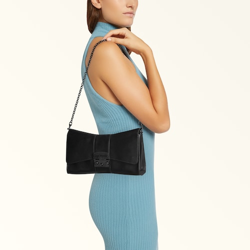 Metropolis Small Shoulder Bag - Nero