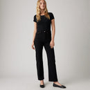 Ribcage Straight Ankle Jean - Black Sprout