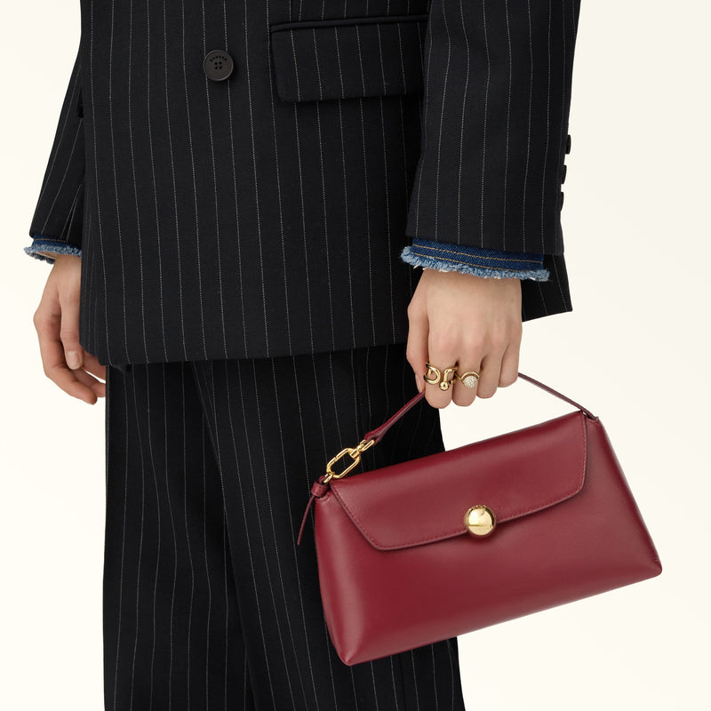 Sfera Soft Mini Crossbod - Cherry