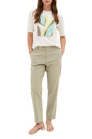 City Safari Crop Trouser - Sage
