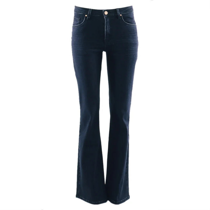 Wendy Tummy Tuck Bootcut Jea - Mid Indigo