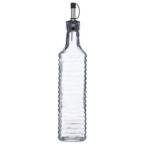 World of Flavours Italian Ridged Glass Oil Drizzler