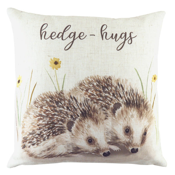 Woodland Hedge-Hugs Cushion 43x43cm