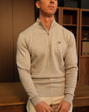1/4 Zip Jumper - Grey