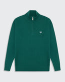 1/4 Zip Jumper - Hunter Green