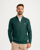 1/4 Zip Jumper - Hunter Green
