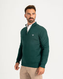 1/4 Zip Jumper - Hunter Green