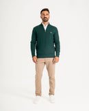 1/4 Zip Jumper - Hunter Green