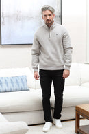Wesley 1/2 Zip Sweatshirt - Putty
