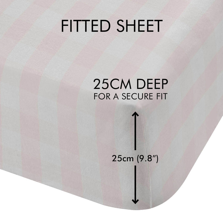 Woodland Friends Pink Single Fitted Sheet