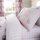 Woodland Friends Pink Single Fitted Sheet